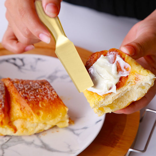 Kit 4 Facas Para Servir Queijo Aço Inox