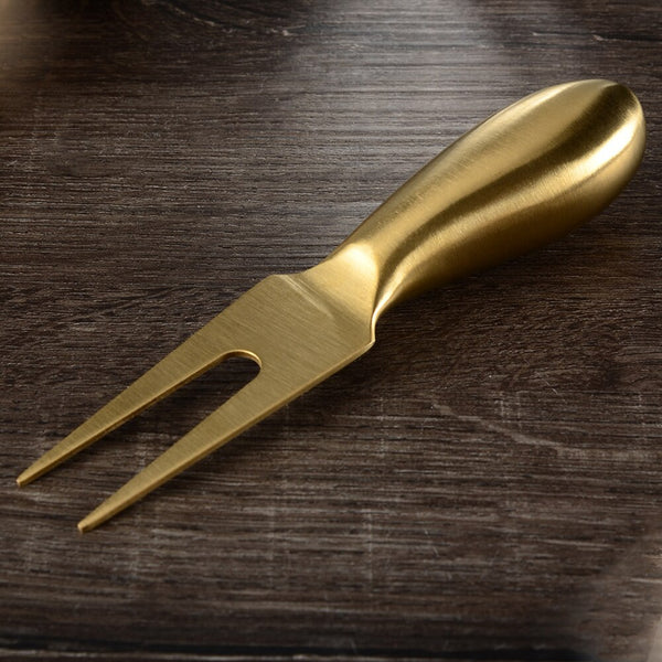 Kit 4 Facas Para Servir Queijo Aço Inox