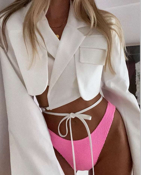 Blazer Cropped Transpassado