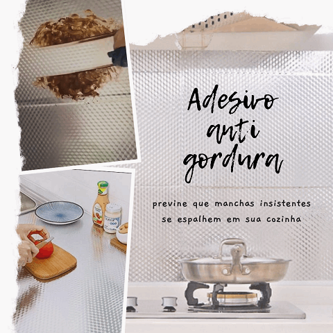 Adesivo Anti Óleo Sua Limpeza Sem Esforços E Sem Sofrimentos