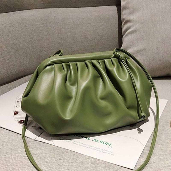 Bolsa Pequena de Verniz com Alças Longas
