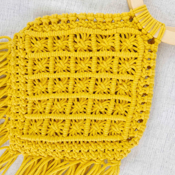Bolsa Pequena de Mão em Crochê Artesanal Praia