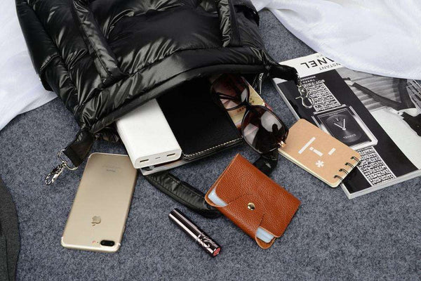 Bolsa de Mão Pequena em Couro