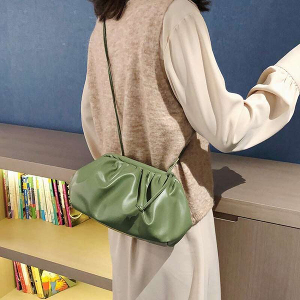 Bolsa Pequena de Verniz com Alças Longas
