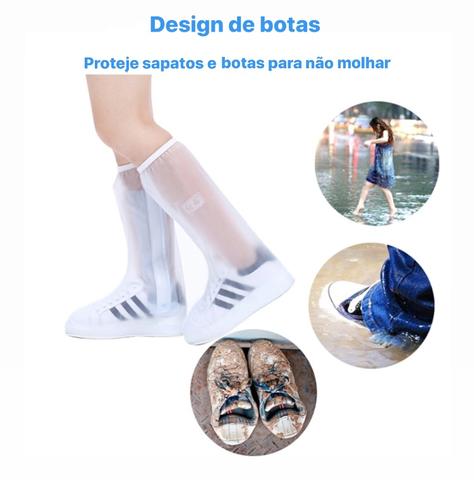 Capa De Chuva Para Sapatos Antiderrapante À Prova D'água