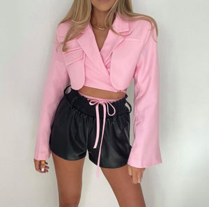 Blazer Cropped Transpassado