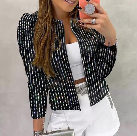 Blazer com Paête Lantejoulas