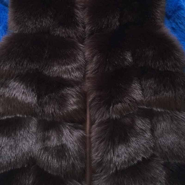 Colete Grosso de Pelúcia Alongado