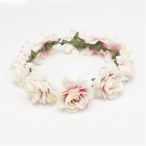 Coroa de Flores Acessório de Cabelo
