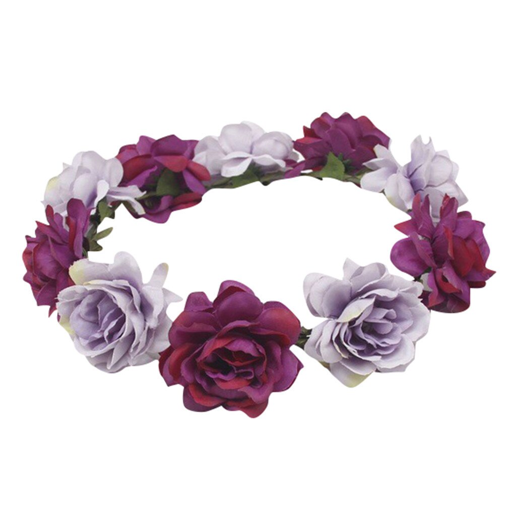 Coroa de Flores Acessório de Cabelo