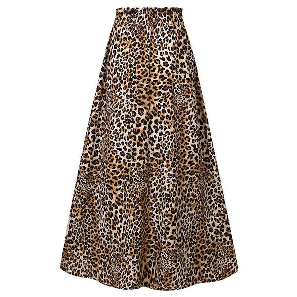 Saia longa Animal Print Onça