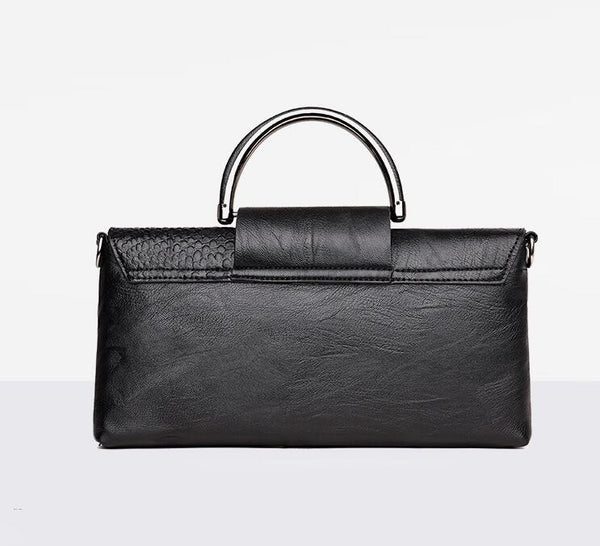 Bolsa Pequena Quadrada de Couro