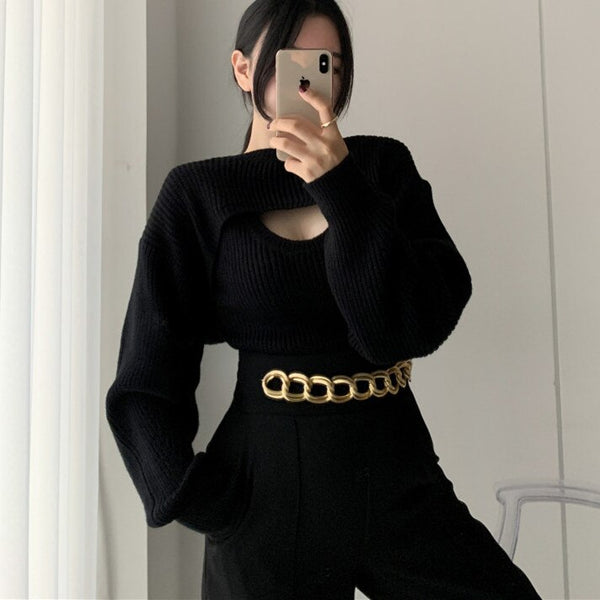 Two Piece Knit Pullover