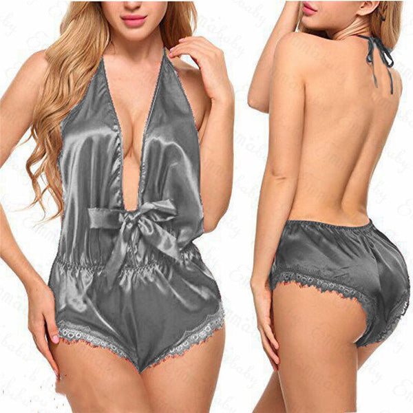 Lingerie Erótica em Macaquinho de Cetim