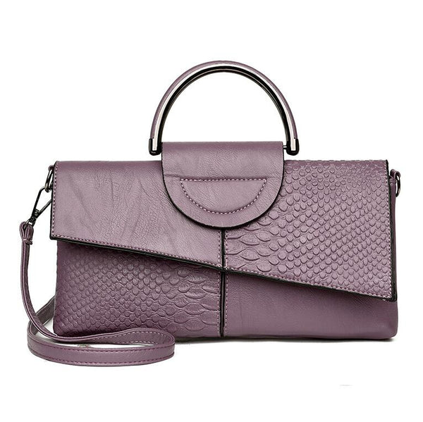 Bolsa Pequena Quadrada de Couro
