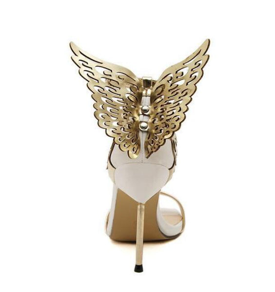 Angel Winged Thin High Heel Sandal