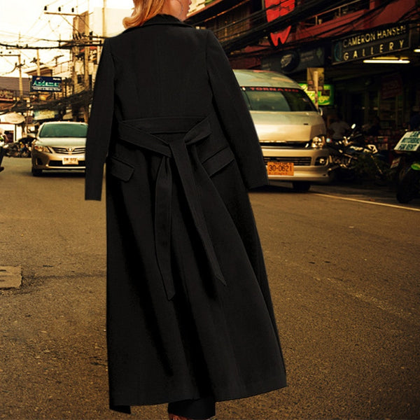 Long Woolen Overcoat