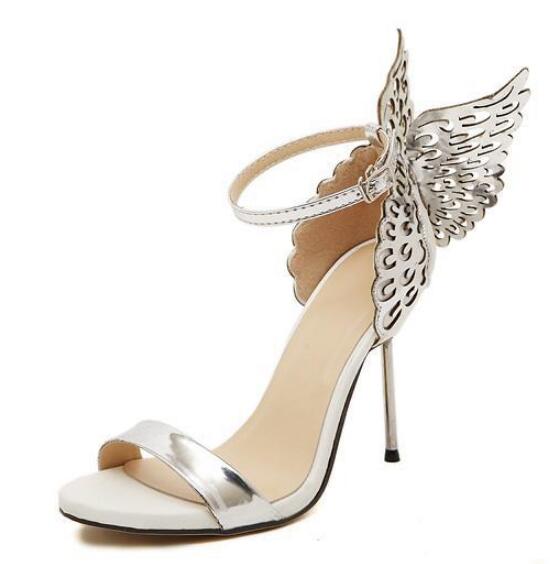 Angel Winged Thin High Heel Sandal