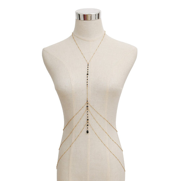 Colar de Corpo com Diamantes