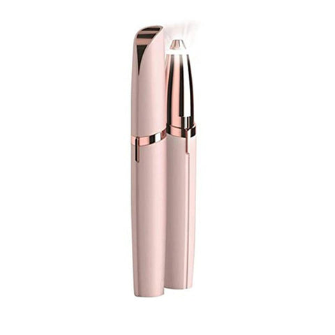 Electric Pen LED Light Painless Eyebrow Hair Removal 