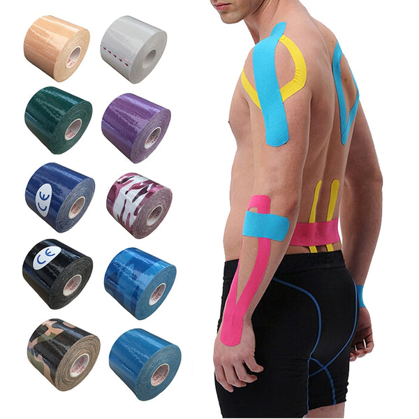 Kit 5 Kinesio Tapes Functional Adhesive Elastic Bandage 