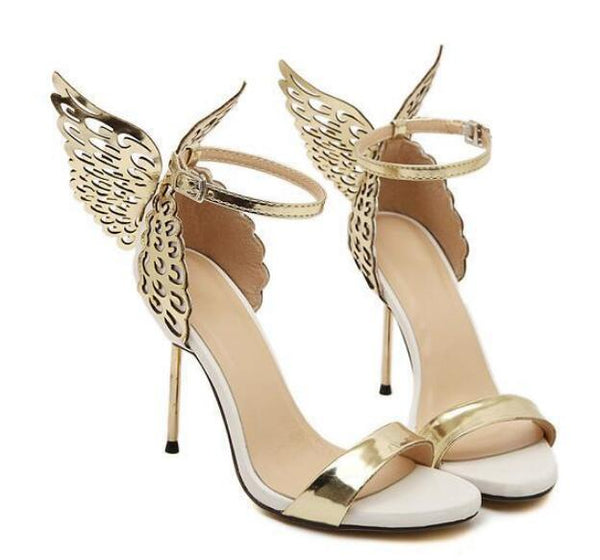 Angel Winged Thin High Heel Sandal