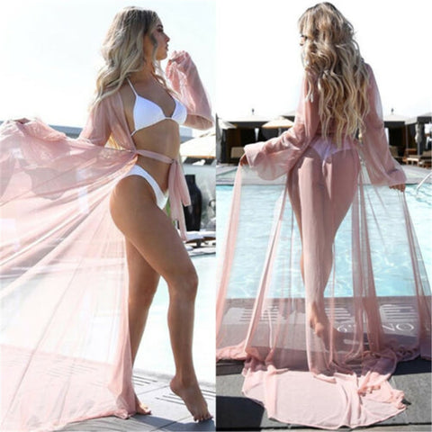 Long Beach Cover-up in Tulle