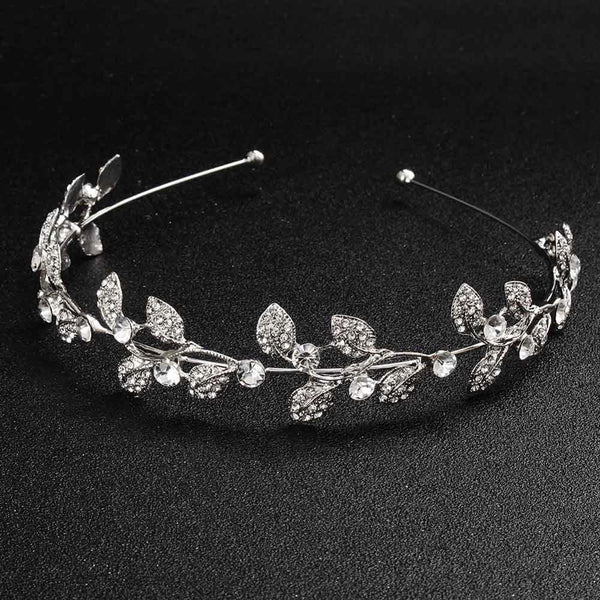 Tiara de Metal com Cristais