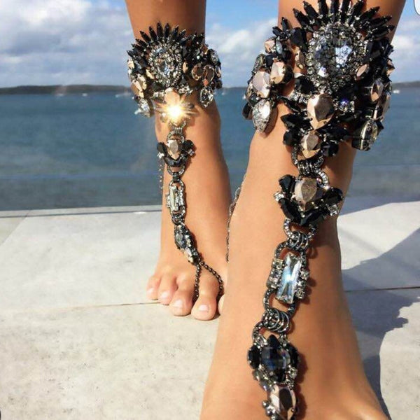 Tornozeleira de Cristal Praia