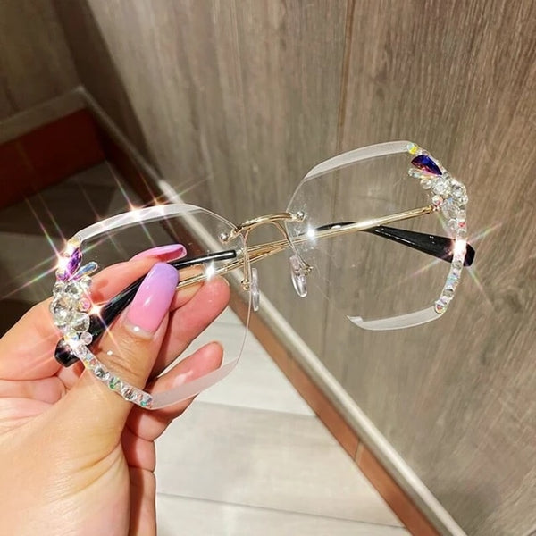 Óculos de Sol com Diamantes