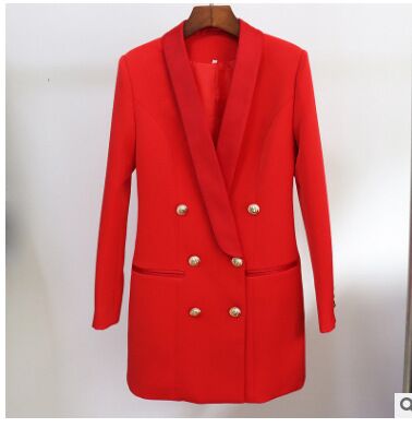 Blazer Alongado Com Botões