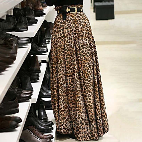 Saia longa Animal Print Onça