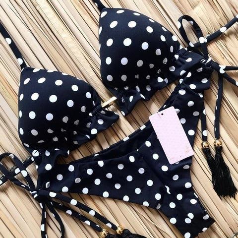 Semi Thong Bikini Set