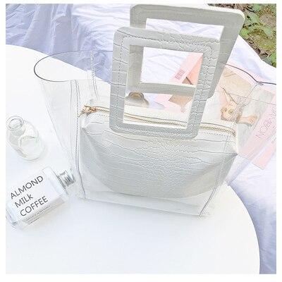 Bolsa Pequena de Mão Vinil Transparente