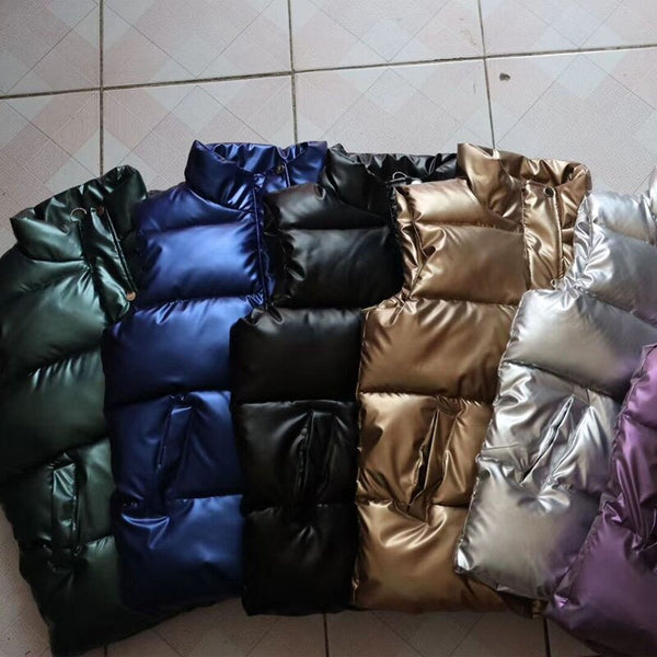 Colete Puff Metalizado
