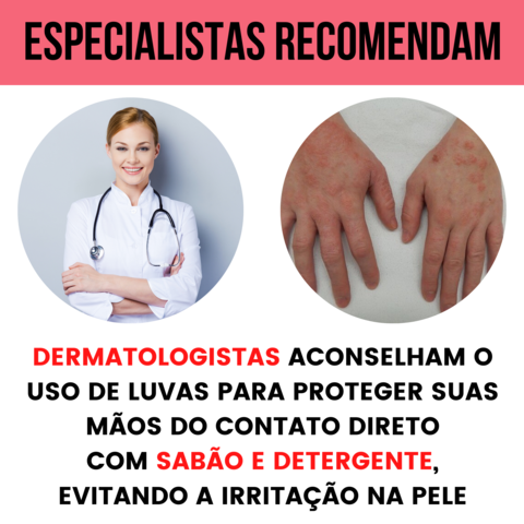 Luva Dois Em Um Limpa E Protege